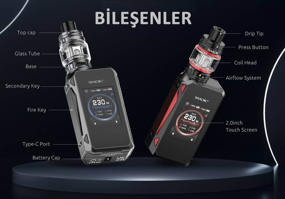 Smok G Priv 4 parçaları